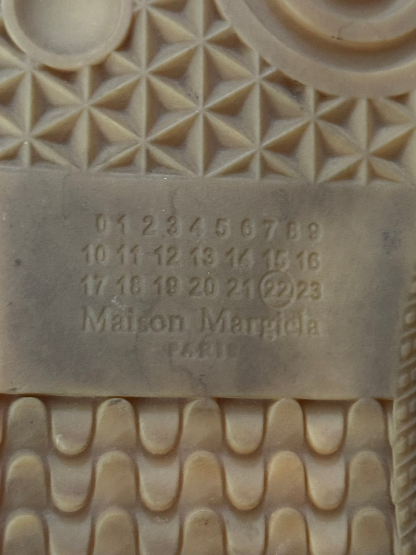 Maison Margiela Replica Beige/Tan/Gum GAT Low Top Sneakers