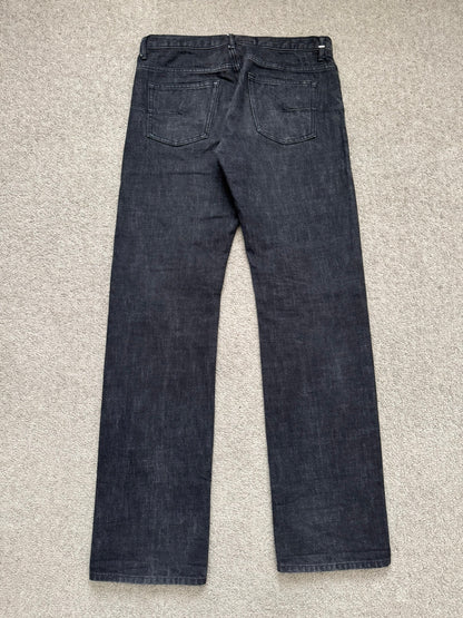 SS03 Dior Homme by Hedi Slimane MIJ Black Clawmark Denim Jeans