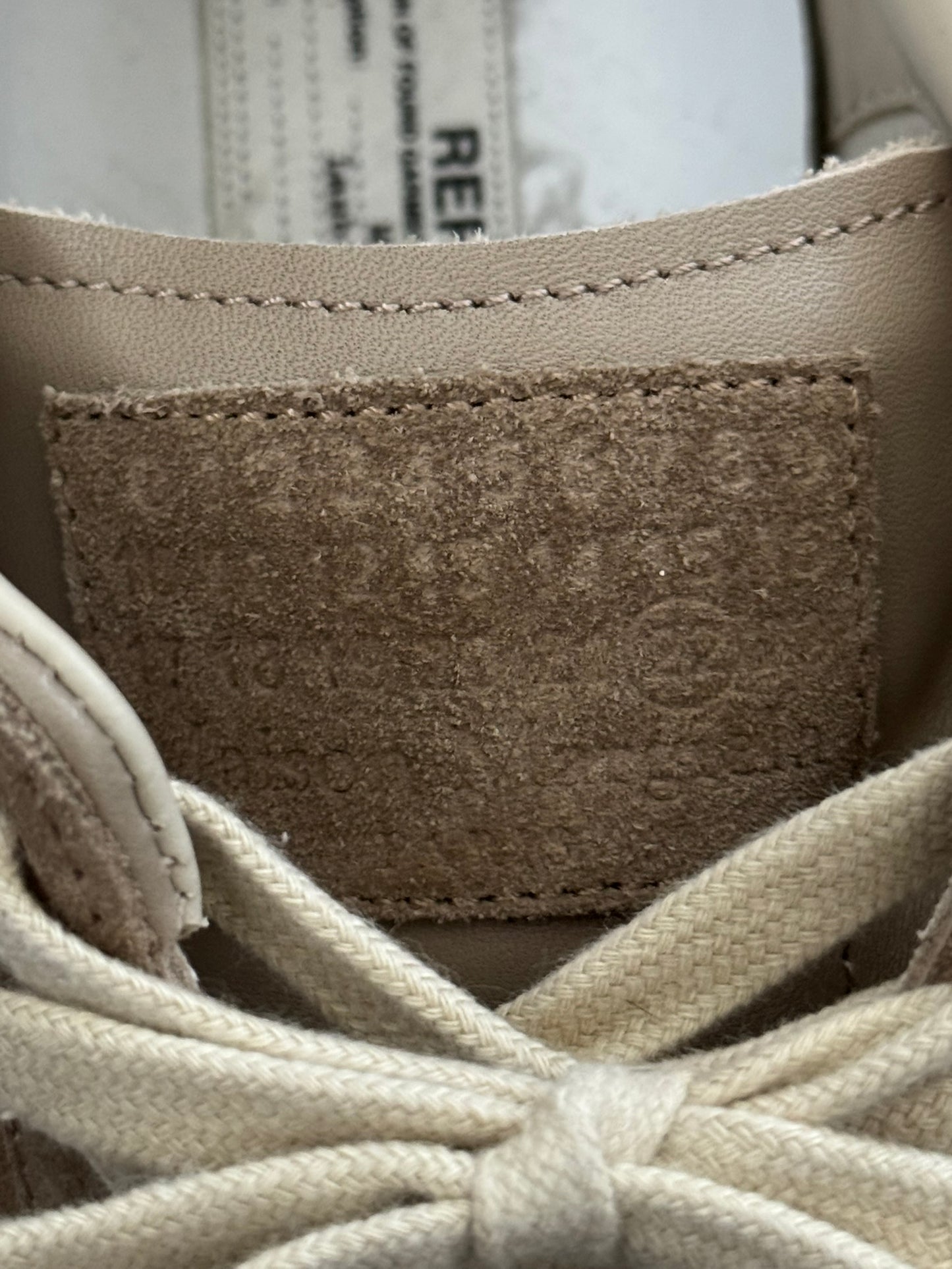 Maison Margiela Replica Beige/Tan/Gum GAT Low Top Sneakers