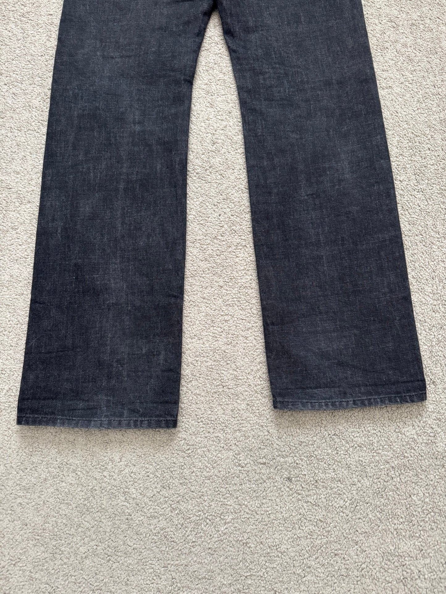 SS03 Dior Homme by Hedi Slimane MIJ Black Clawmark Denim Jeans
