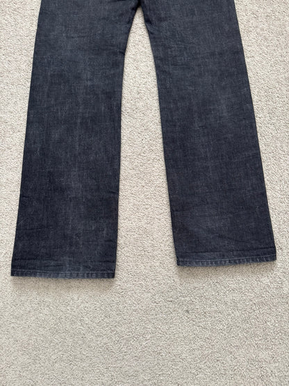SS03 Dior Homme by Hedi Slimane MIJ Black Clawmark Denim Jeans