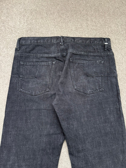SS03 Dior Homme by Hedi Slimane MIJ Black Clawmark Denim Jeans