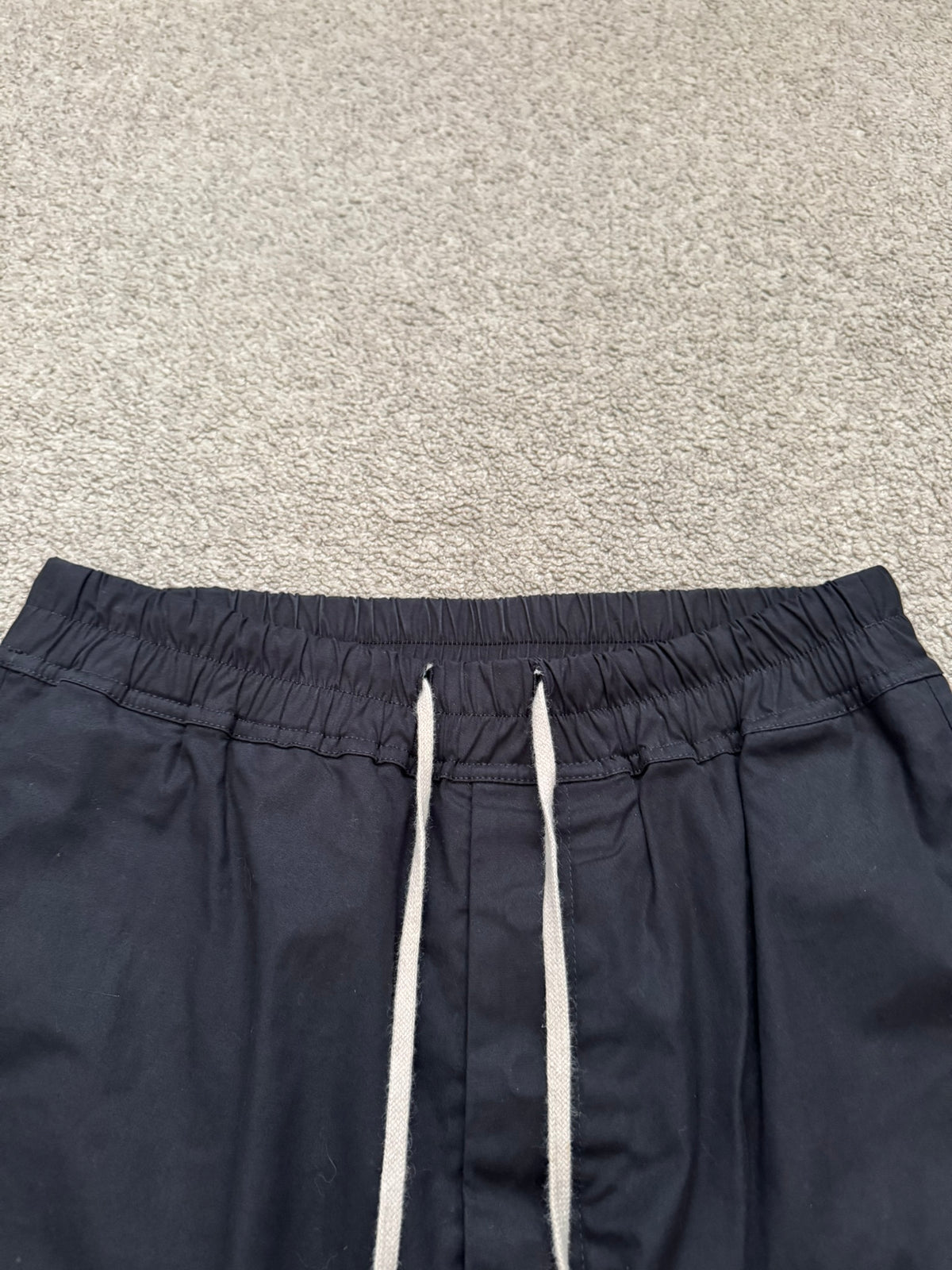 FW17 Rick Owens DRKSHDW "Glitter" Black Cargo Pods Shorts