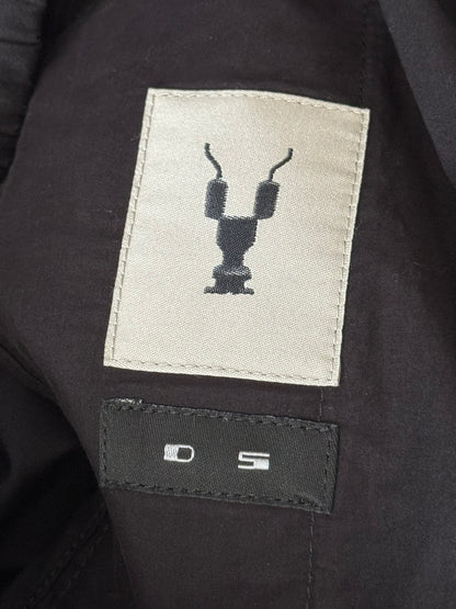 FW17 Rick Owens DRKSHDW "Glitter" Black Cargo Pods Shorts