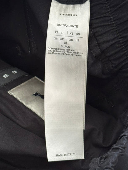 FW17 Rick Owens DRKSHDW "Glitter" Black Cargo Pods Shorts