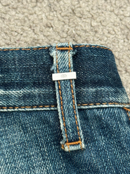 AW08 Dior Homme by Kris Van Assche "Day Off" Faded Blue Denim Jeans