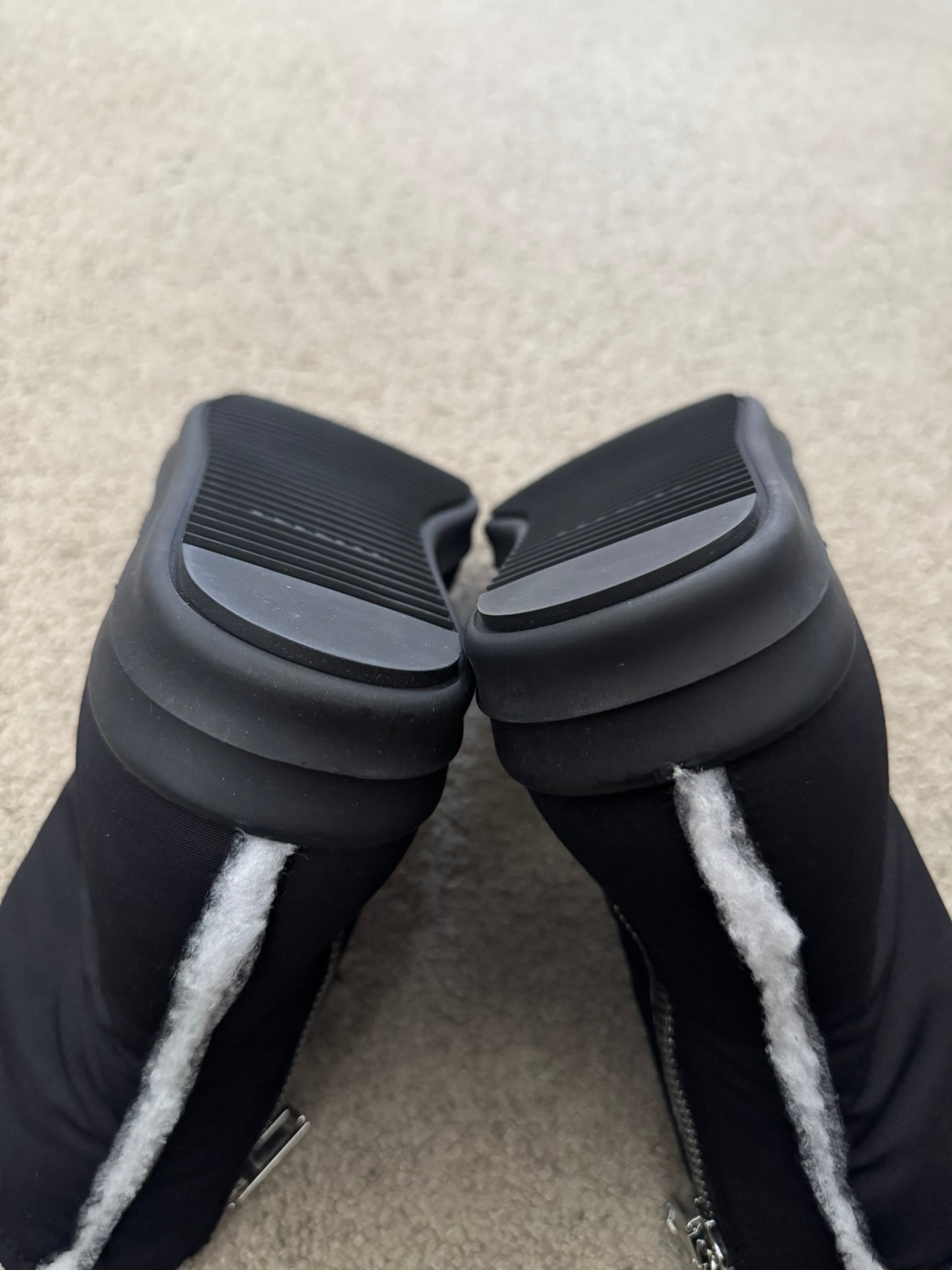 FW21 Rick Owens DRKSHDW Triple Black Nylon Ramones Sneakers