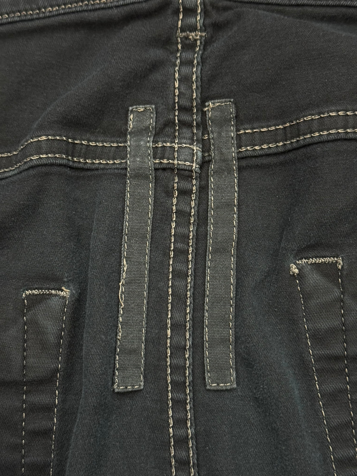 FW15 Rick Owens DRKSHDW Black Washed Torrence Cut Denim Jeans