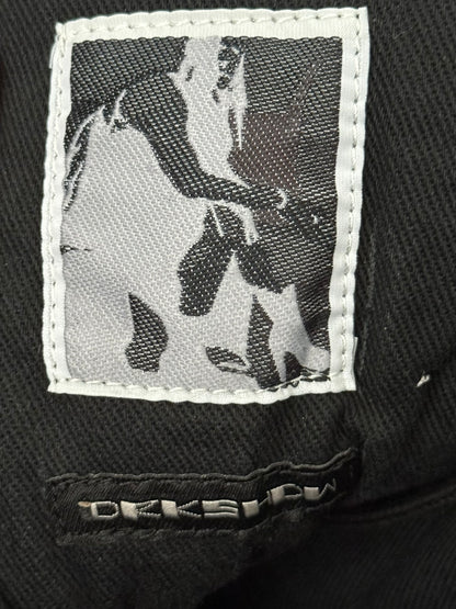 FW21 Rick Owens DRKSHDW Triple Black Nylon Ramones Sneakers