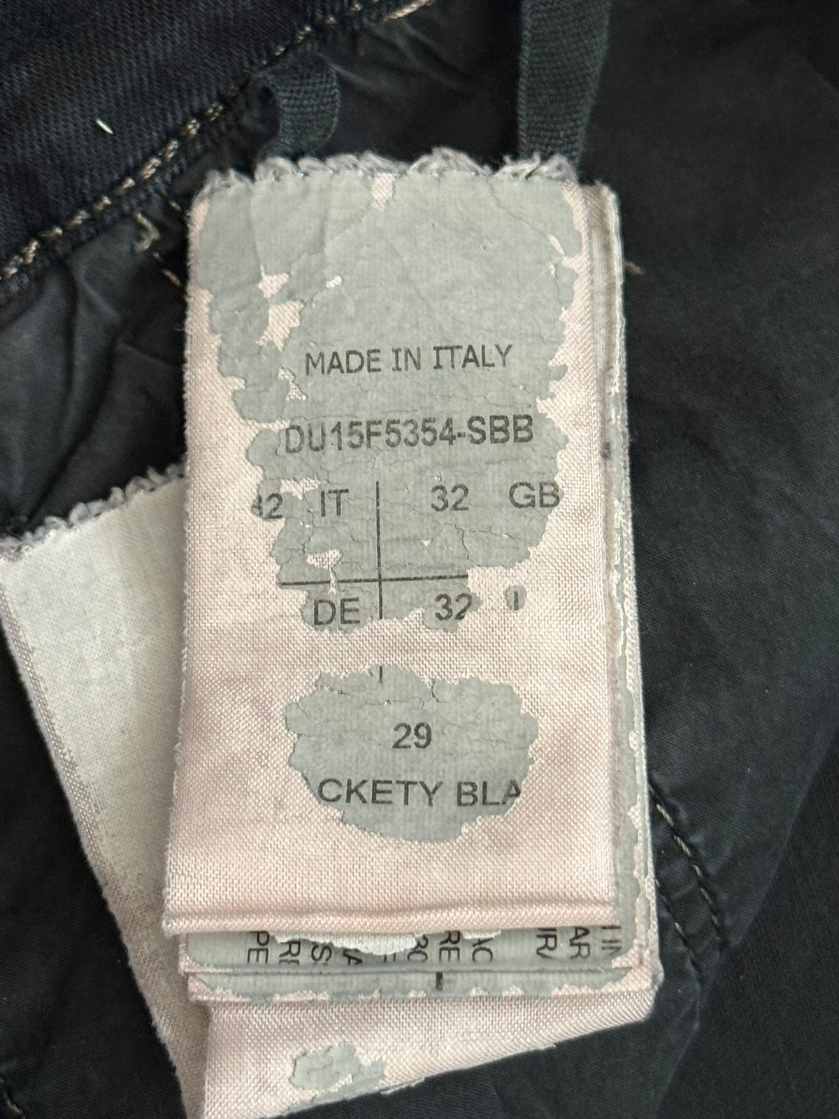 FW15 Rick Owens DRKSHDW Black Washed Torrence Cut Denim Jeans