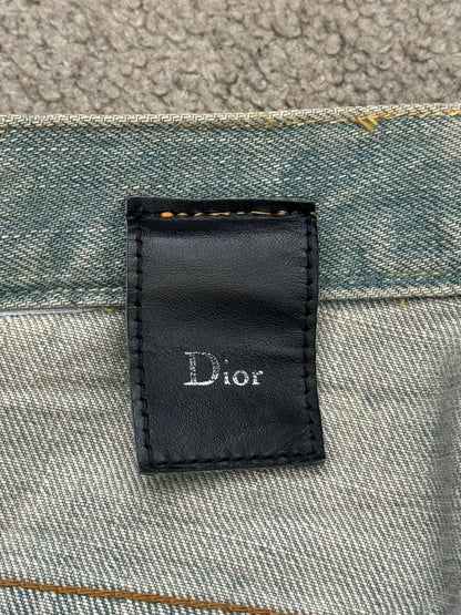SS04 Dior Homme by Hedi Slimane “Bleu Claire” Waxed Denim Jeans