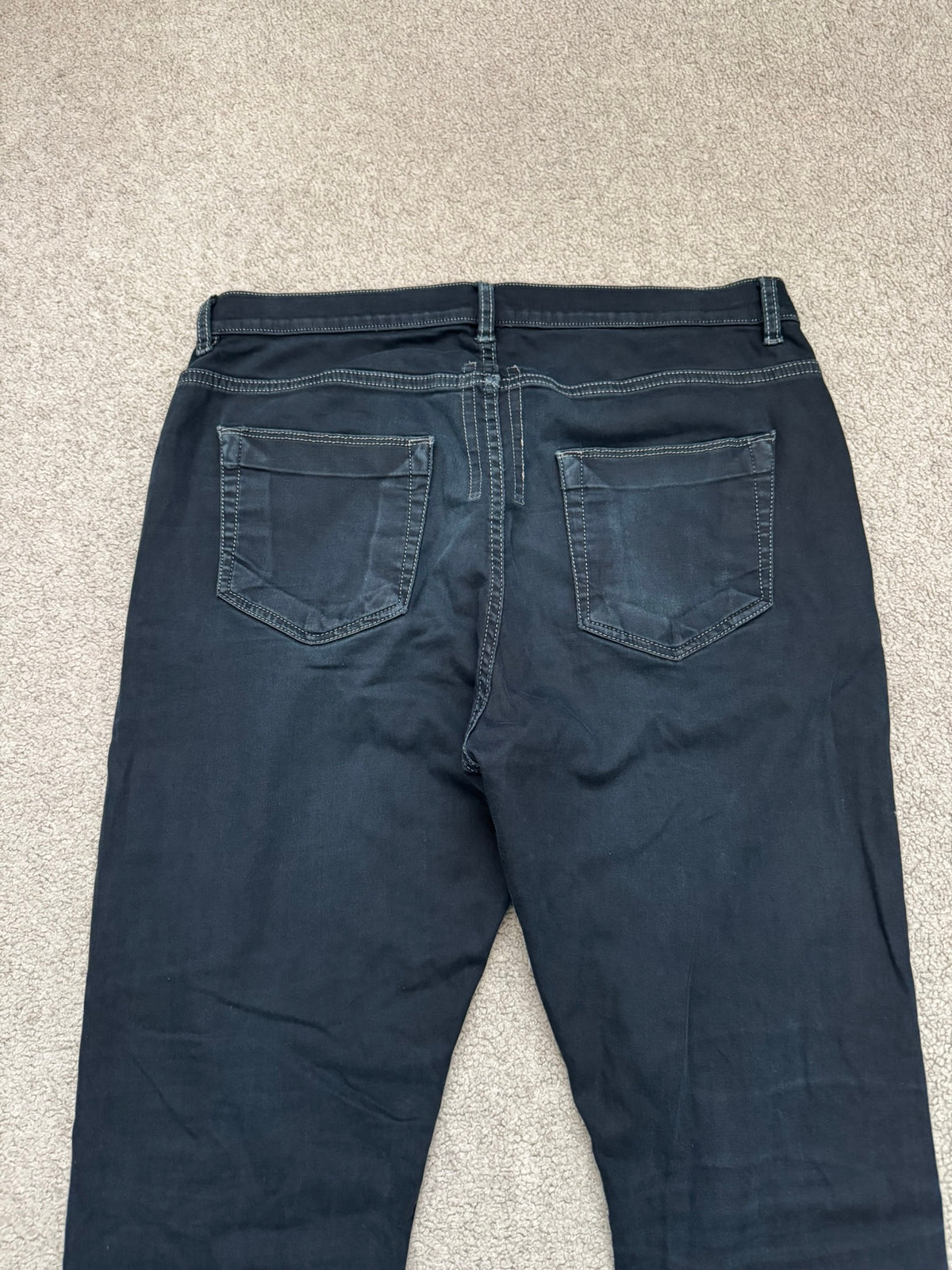 FW15 Rick Owens DRKSHDW Black Washed Torrence Cut Denim Jeans