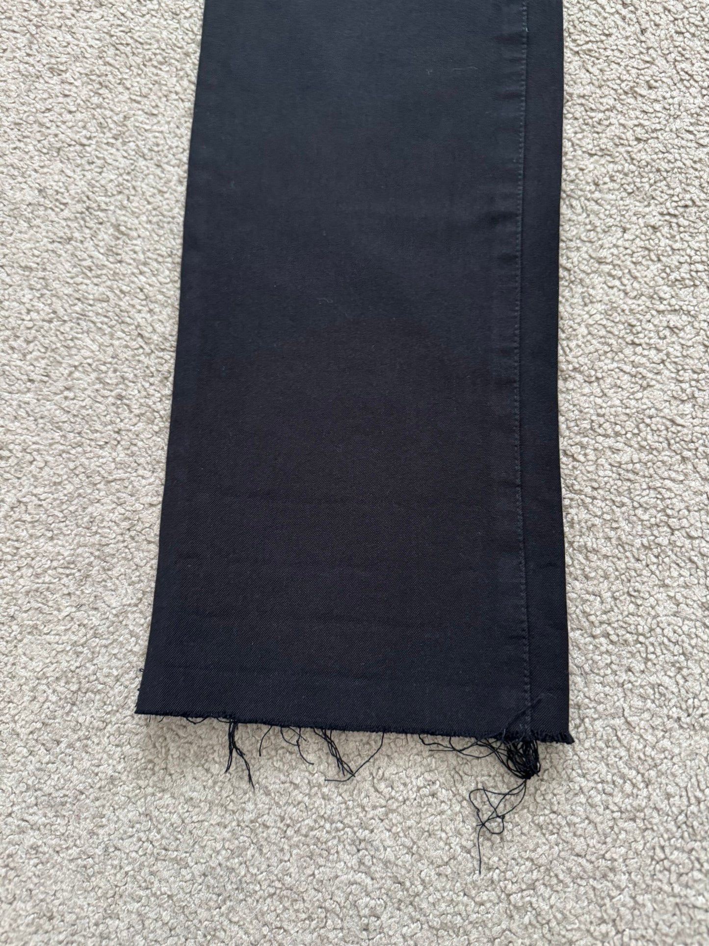 SS10 Dior Homme by Kris Van Assche MIJ Black Rayon Denim Jeans