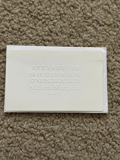 Maison Margiela Grey Leather Conway Buckle Belt