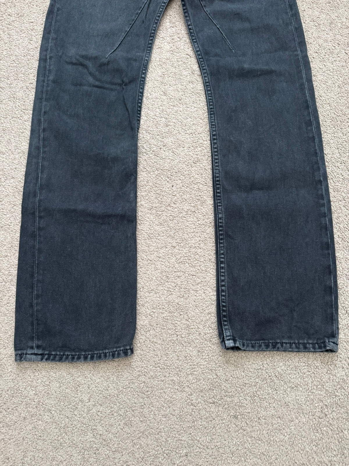 SS20 Rick Owens DRKSHDW Faded Washed Torrance Cut Denim Jeans