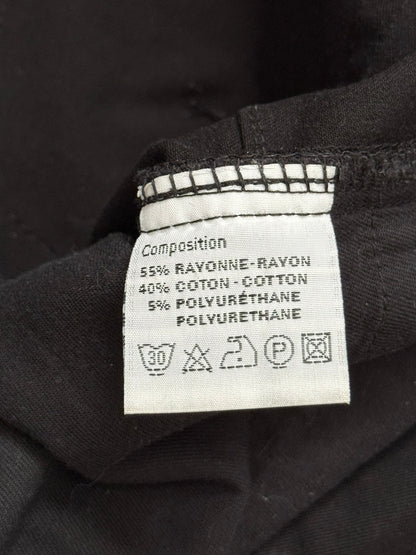 SS10 Dior Homme by Kris Van Assche MIJ Black Rayon Denim Jeans