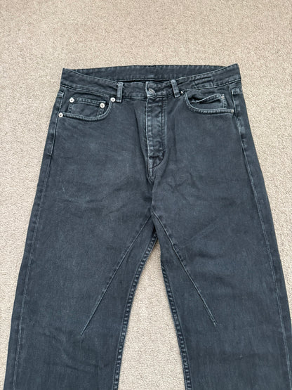 SS20 Rick Owens DRKSHDW Faded Washed Torrance Cut Denim Jeans