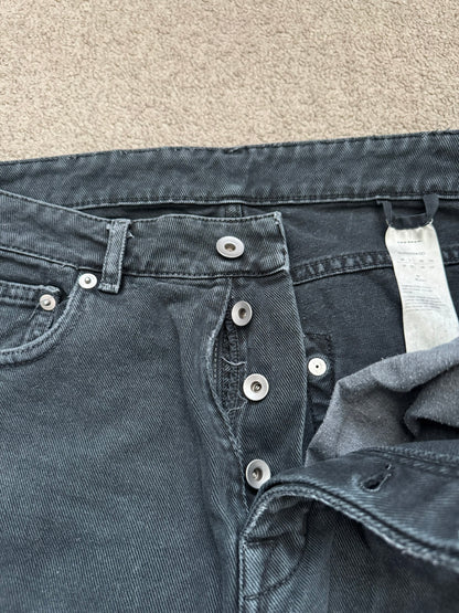 SS20 Rick Owens DRKSHDW Faded Washed Torrance Cut Denim Jeans
