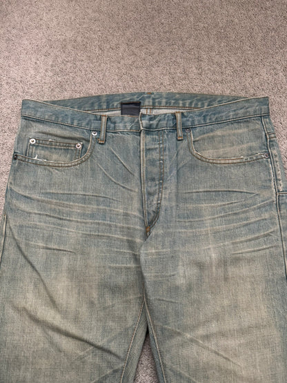 SS04 Dior Homme by Hedi Slimane “Bleu Claire” Washed Denim Jeans