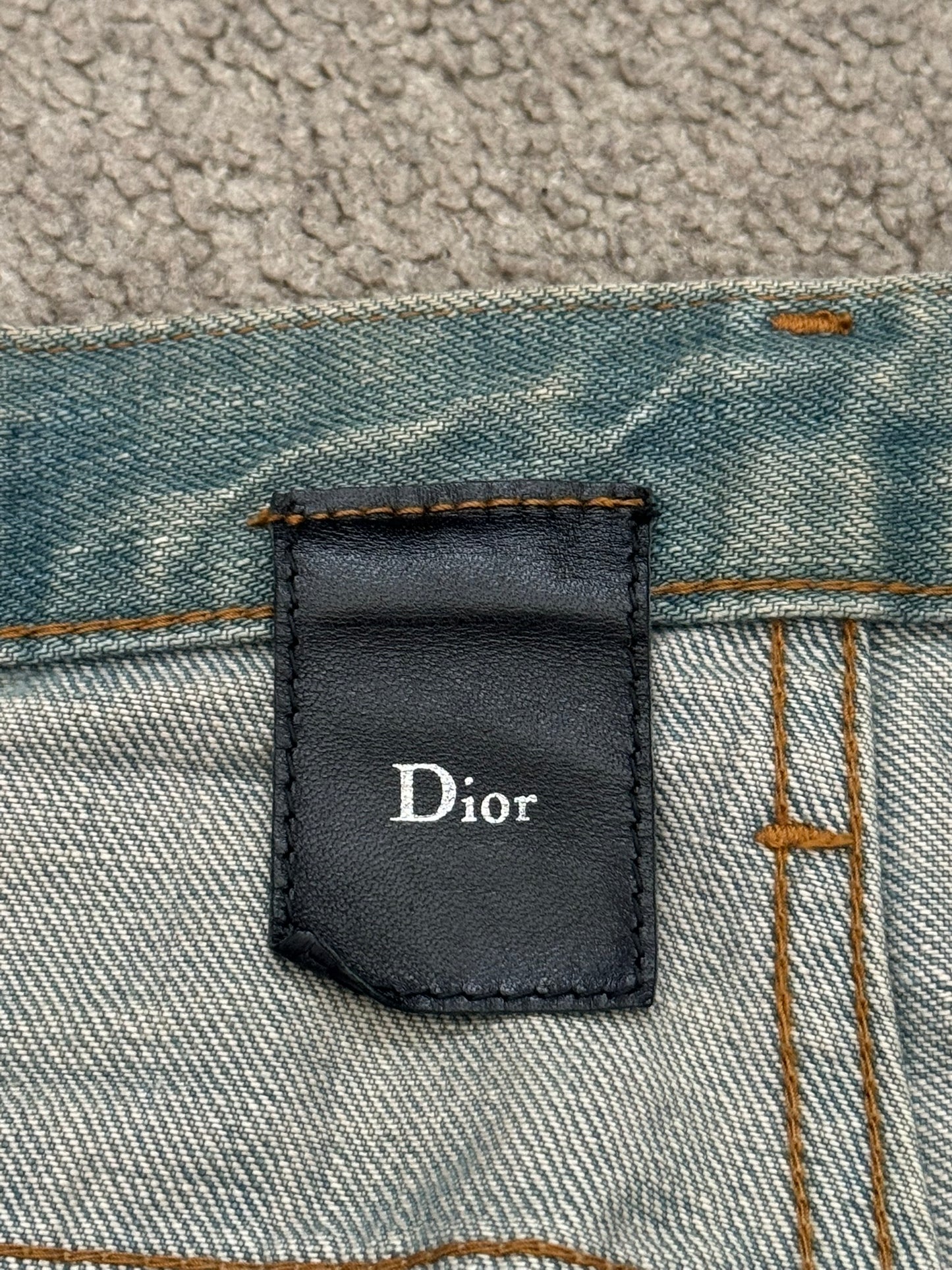SS04 Dior Homme by Hedi Slimane “Bleu Claire” Washed Denim Jeans