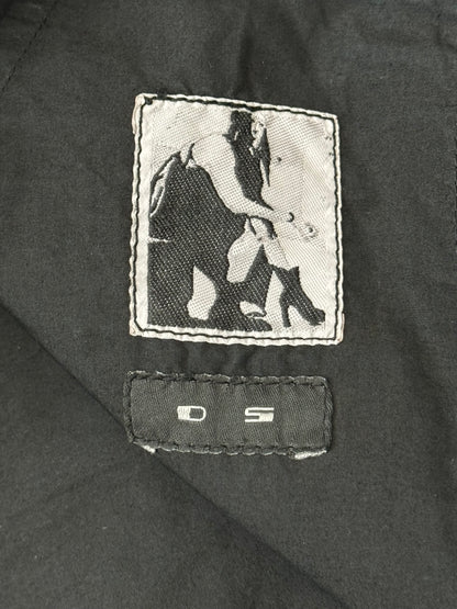 SS15 Rick Owens DRKSHDW Black Waxed Poplin Cargo Pants