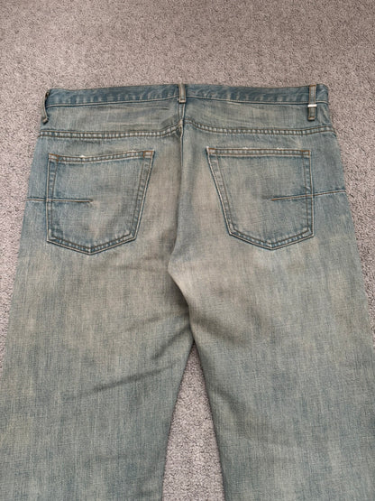 SS04 Dior Homme by Hedi Slimane “Bleu Claire” Washed Denim Jeans