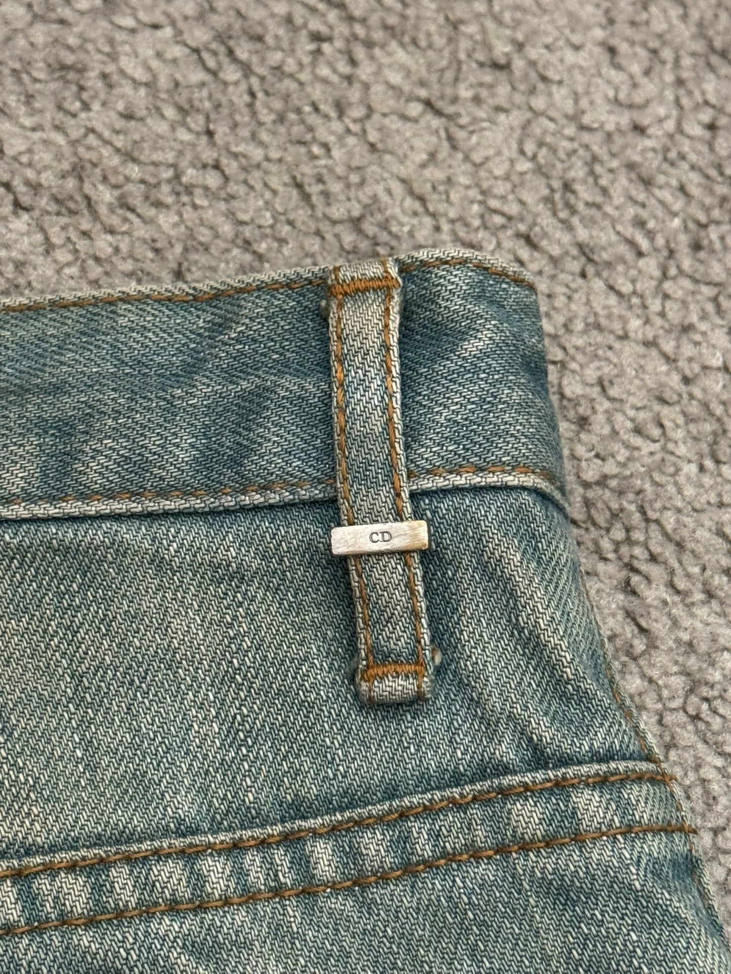 SS04 Dior Homme by Hedi Slimane “Bleu Claire” Washed Denim Jeans