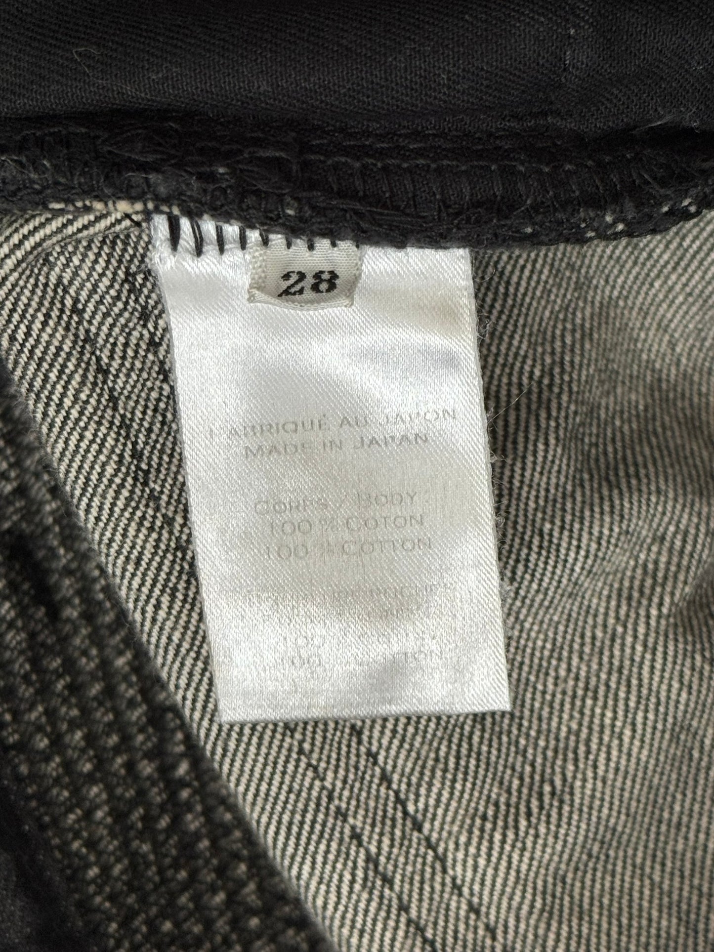 Balmain by Olivier Rousteing Distressed Zip Biker Denim Jeans