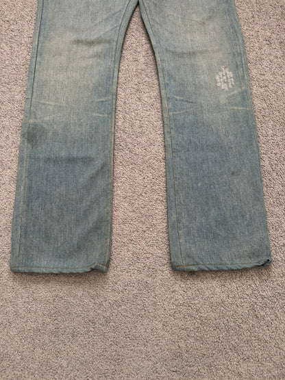 SS04 Dior Homme by Hedi Slimane “Bleu Claire” Washed Denim Jeans