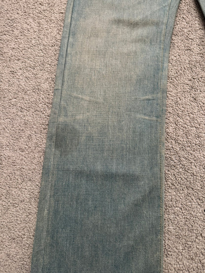 SS04 Dior Homme by Hedi Slimane “Bleu Claire” Washed Denim Jeans