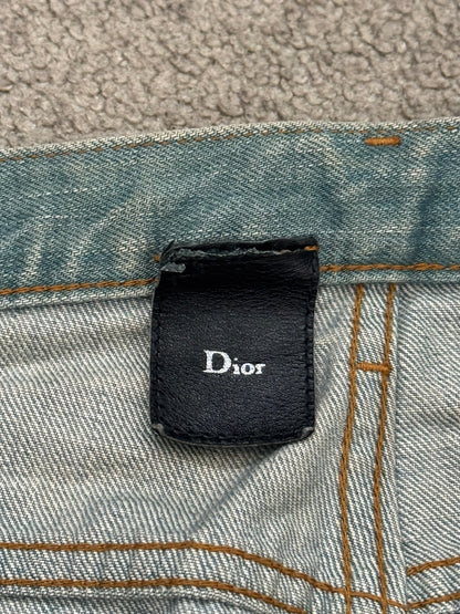 SS04 Dior Homme by Hedi Slimane “Bleu Claire” Washed Denim Jeans