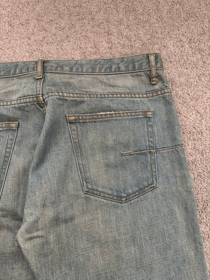SS04 Dior Homme by Hedi Slimane “Bleu Claire” Washed Denim Jeans