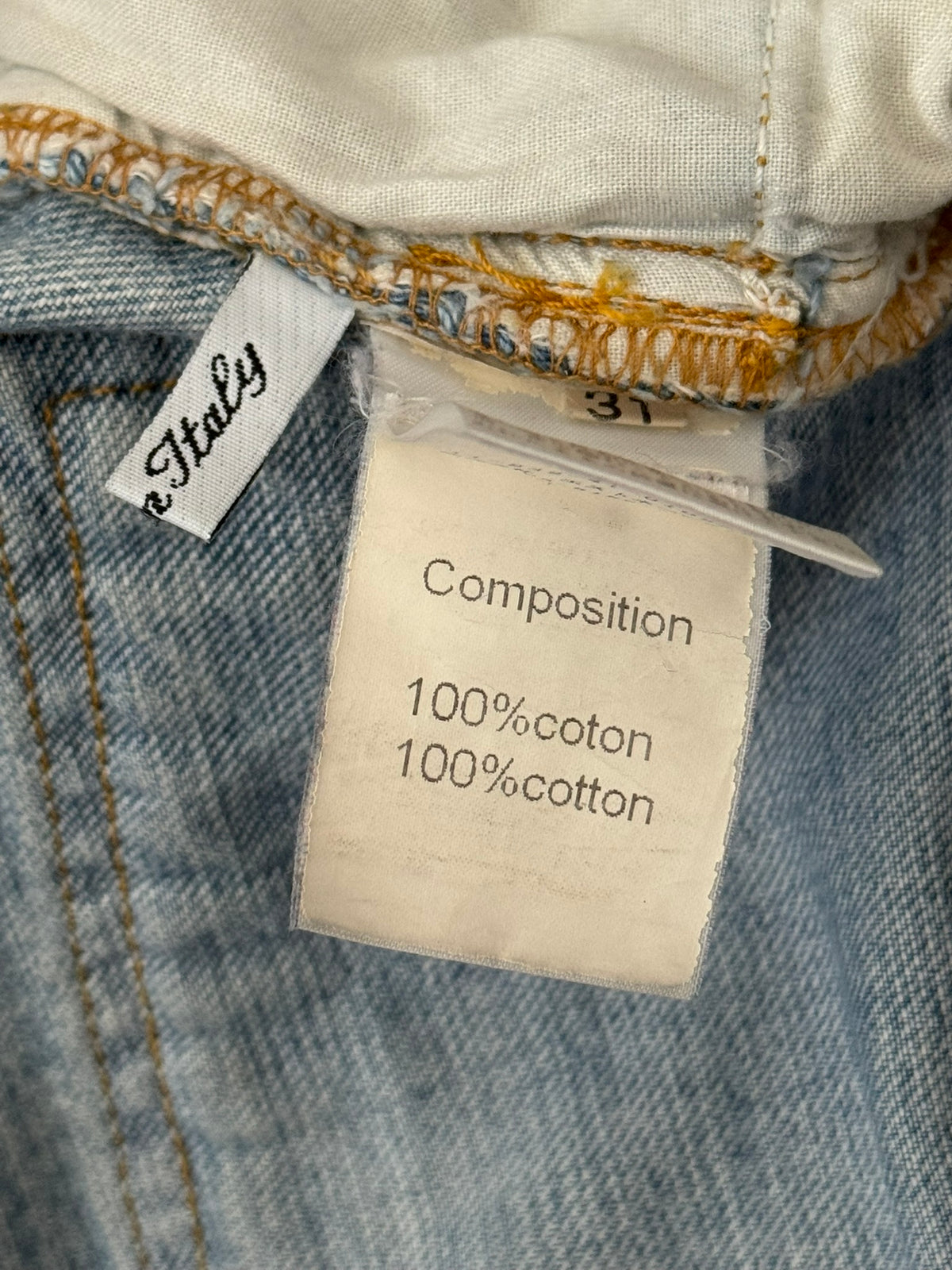 SS11 Balmain by Christophe Decarnin Eagle Coin Light Wash Biker Denim Jeans