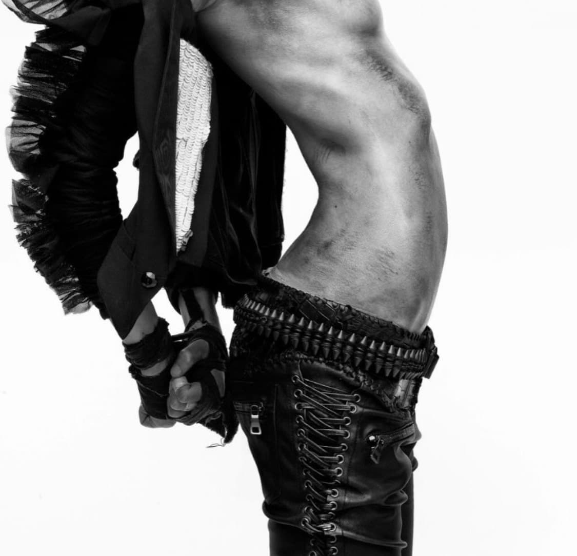 AW10 Balmain by Christophe Decarnin Gunmetal Bullet Belt