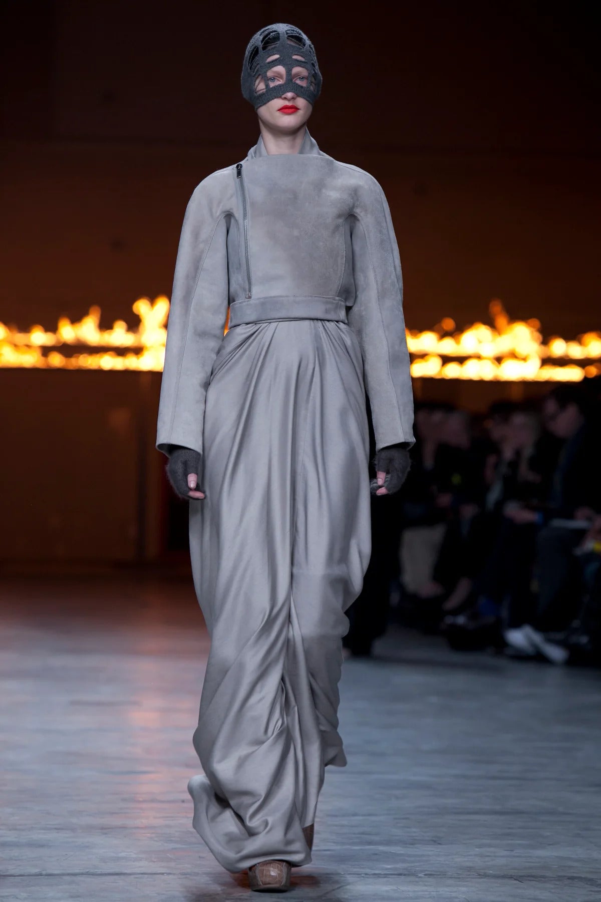 FW12 Rick Owens Runway "Mountain" Merino Wool Beanie/Mask
