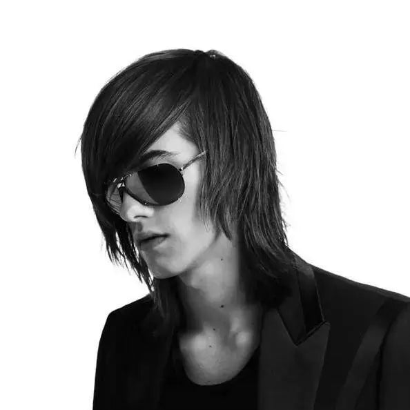 SS04 Dior Homme Hedi Slimane "Strip" Black Shield Sunglasses