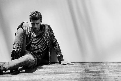SS10 Balmain by Christophe Decarnin Distressed Cargo Denim Jeans