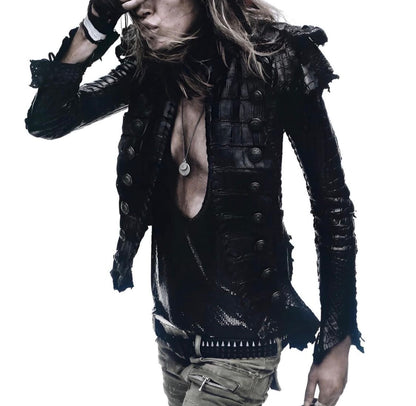AW10 Balmain by Christophe Decarnin Gunmetal Bullet Belt
